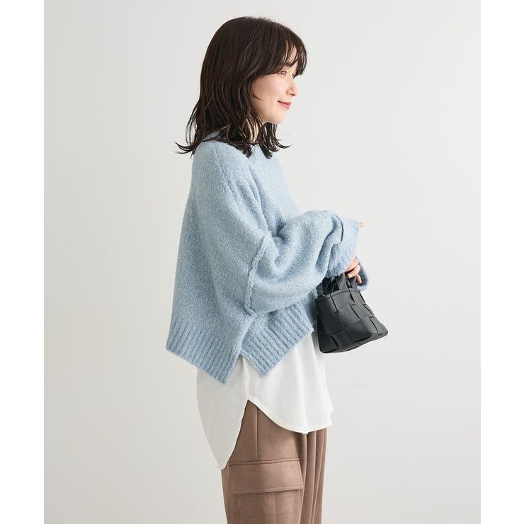 ・Petit Fleur ブークレワイドニット | Green Parks  | 詳細画像12 