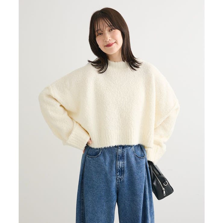 ・Petit Fleur ブークレワイドニット | Green Parks  | 詳細画像15 