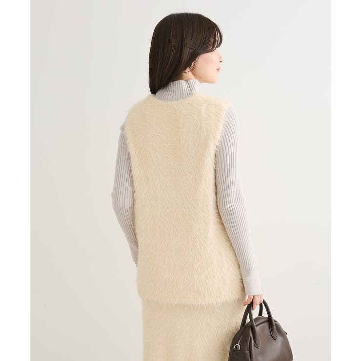 ・Petit Fleur シャギーニットベスト | Green Parks  | 詳細画像7 