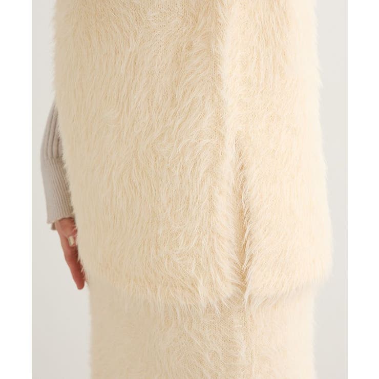 ・Petit Fleur シャギーニットベスト | Green Parks  | 詳細画像9 