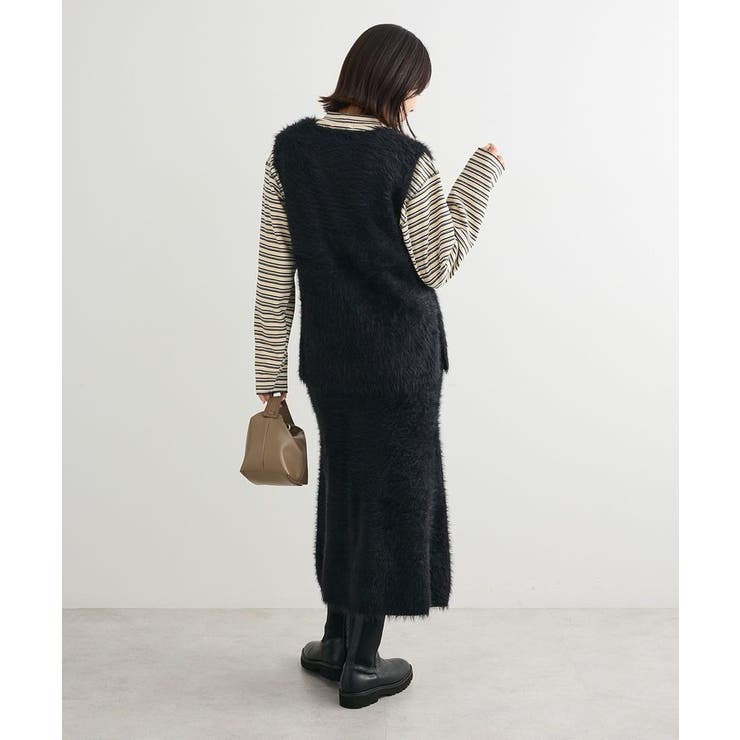 ・Petit Fleur シャギーニットベスト | Green Parks  | 詳細画像12 