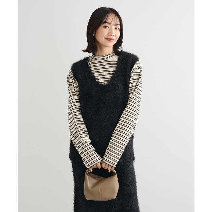 ・Petit Fleur シャギーニットベスト | Green Parks  | 詳細画像13 