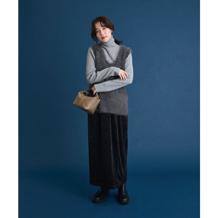 ・Petit Fleur シャギーニットベスト | Green Parks  | 詳細画像17 