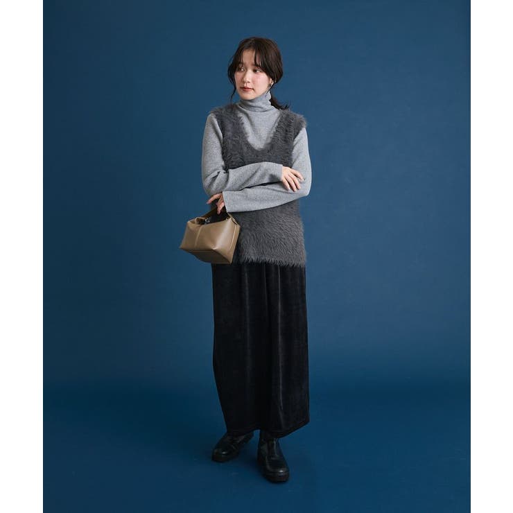 ・Petit Fleur シャギーニットベスト | Green Parks  | 詳細画像18 