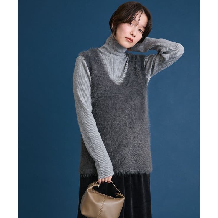 ・Petit Fleur シャギーニットベスト | Green Parks  | 詳細画像20 