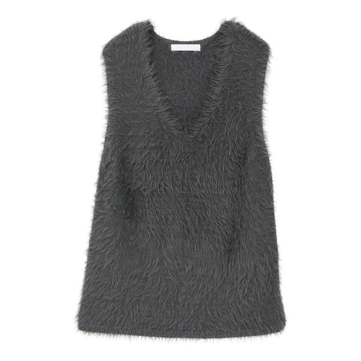 ・Petit Fleur シャギーニットベスト | Green Parks  | 詳細画像29 