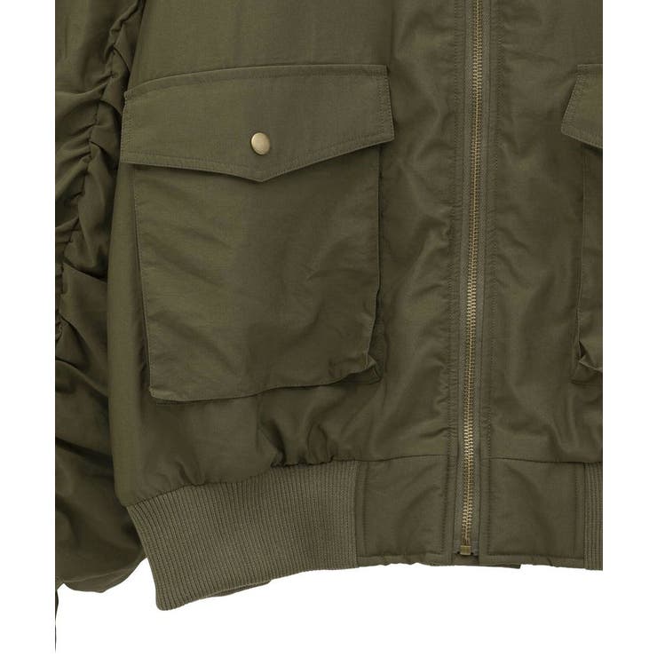 ・swing by ティペット付ミリタリーブルゾン | Green Parks  | 詳細画像30 