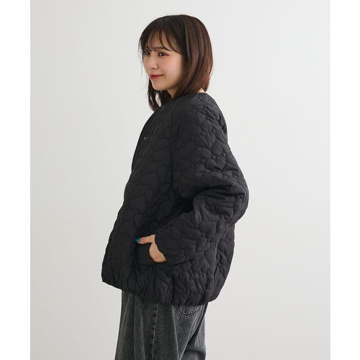 ・swing by ハートキルトコクーンブルゾン | Green Parks  | 詳細画像19 