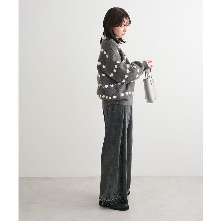 ・swing by ハートジャカードクルーニット | Green Parks  | 詳細画像3 