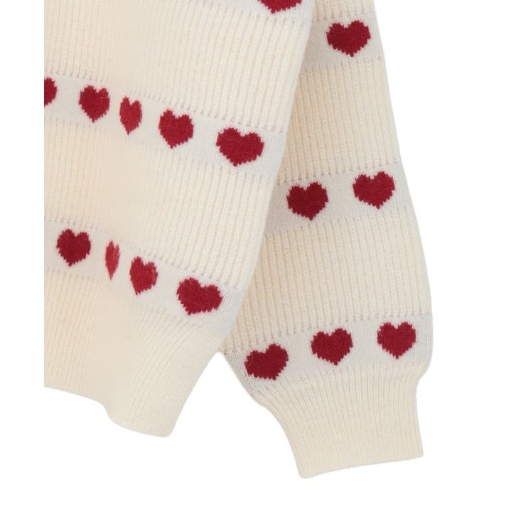 ・swing by ハートジャカードクルーニット | Green Parks  | 詳細画像25 