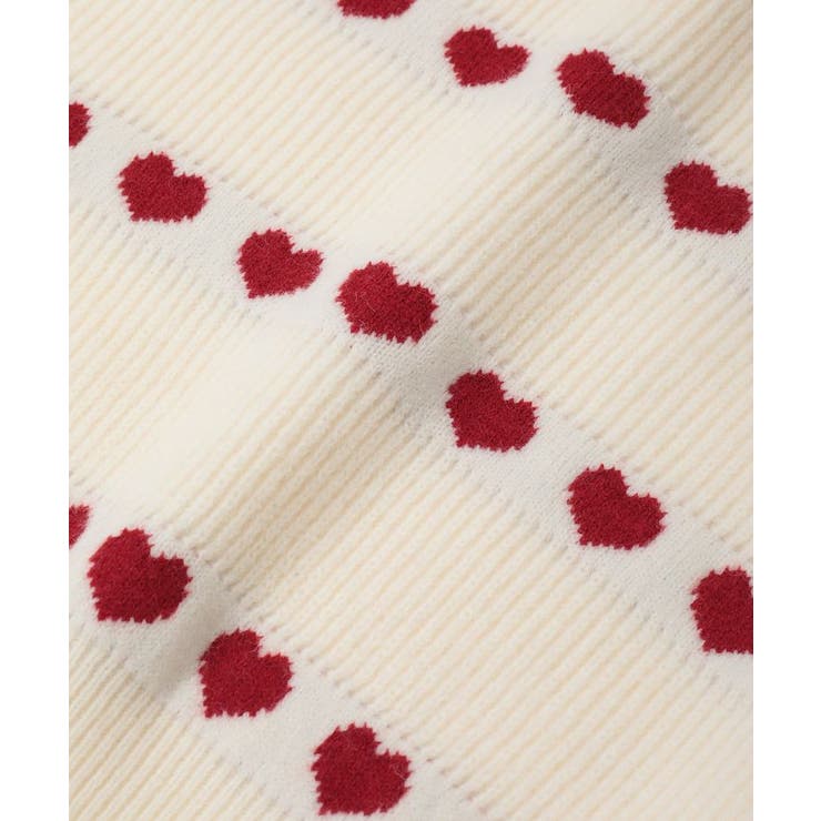 ・swing by ハートジャカードクルーニット | Green Parks  | 詳細画像28 