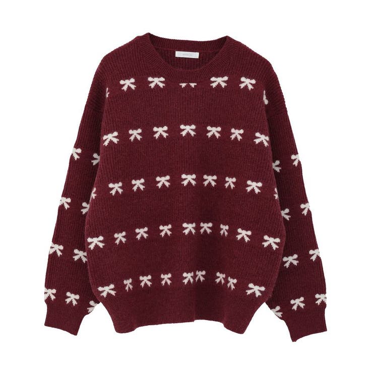 ・swing by リボンジャカードクルーニット | Green Parks  | 詳細画像18 