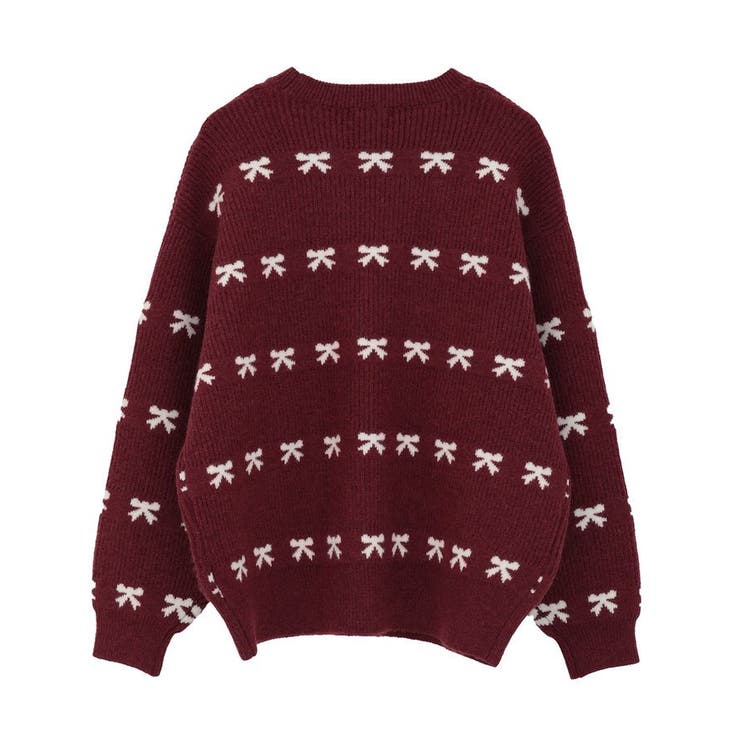 ・swing by リボンジャカードクルーニット | Green Parks  | 詳細画像19 