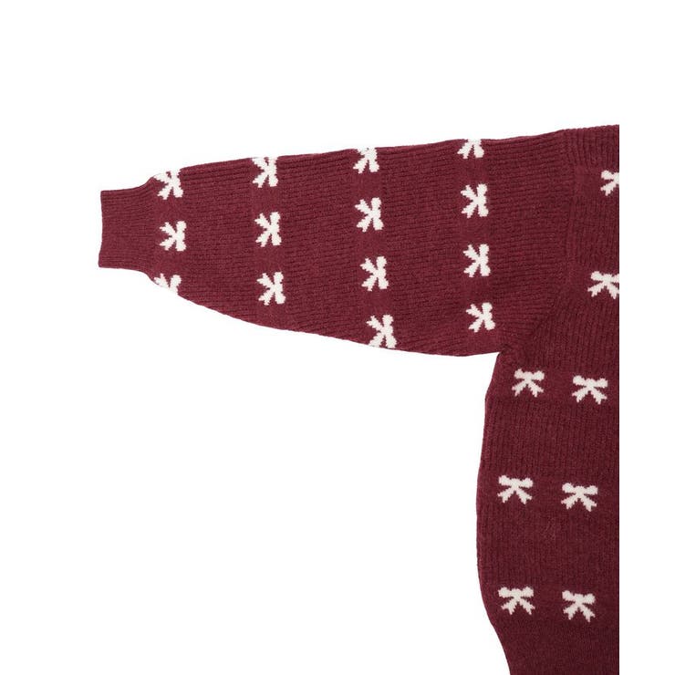 ・swing by リボンジャカードクルーニット | Green Parks  | 詳細画像21 