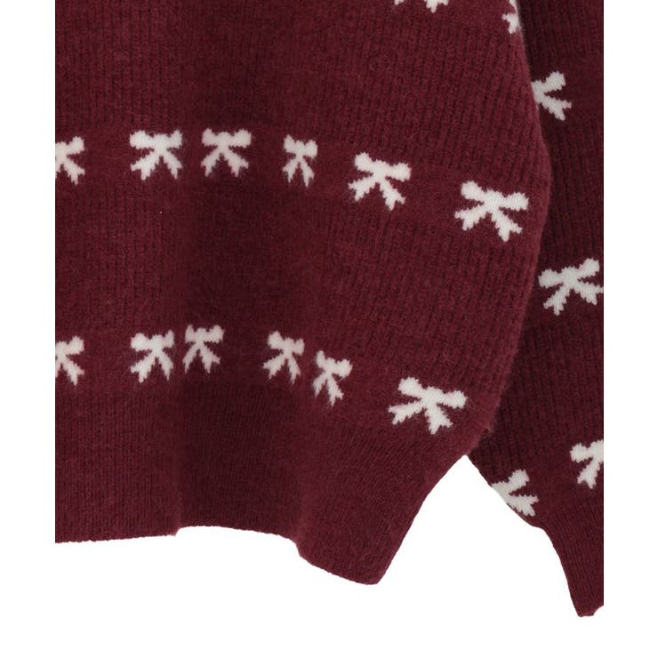 ・swing by リボンジャカードクルーニット | Green Parks  | 詳細画像23 