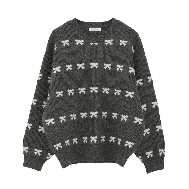 ・swing by リボンジャカードクルーニット | Green Parks  | 詳細画像26 