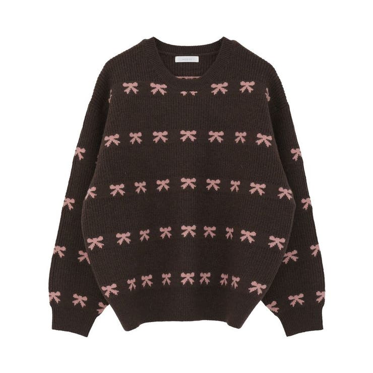 ・swing by リボンジャカードクルーニット | Green Parks  | 詳細画像28 