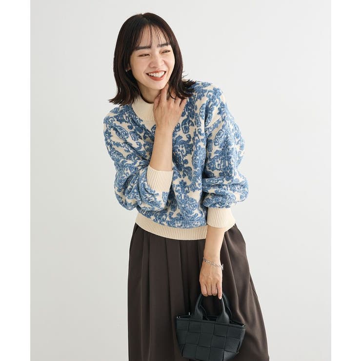 ・swing by アラベスクジャカードニット | Green Parks  | 詳細画像5 