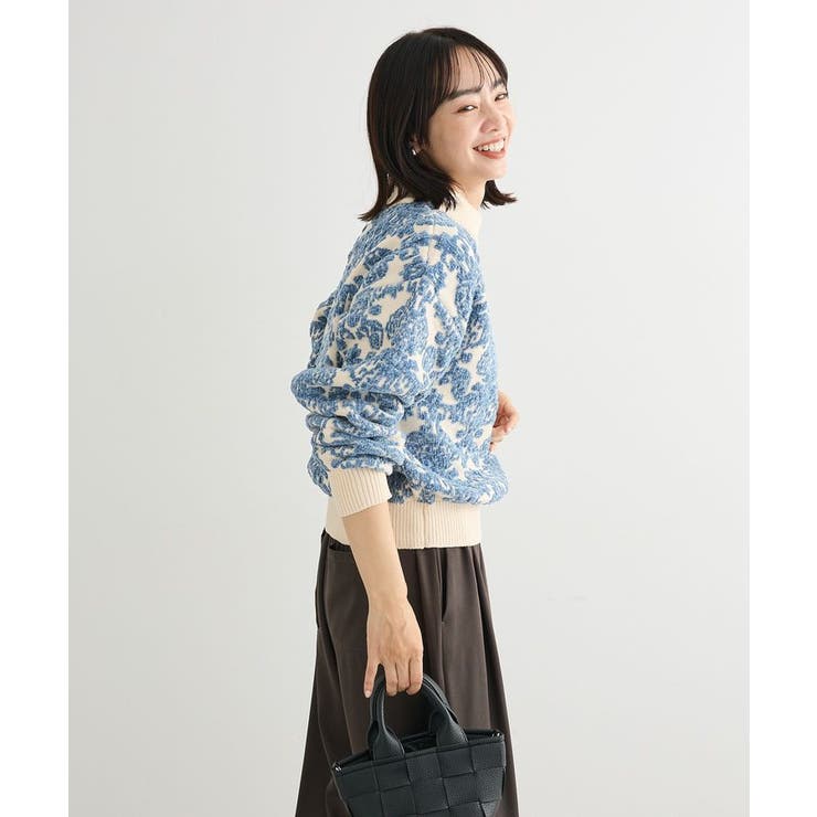 ・swing by アラベスクジャカードニット | Green Parks  | 詳細画像6 