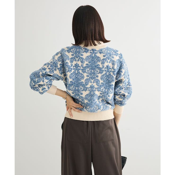 ・swing by アラベスクジャカードニット | Green Parks  | 詳細画像7 