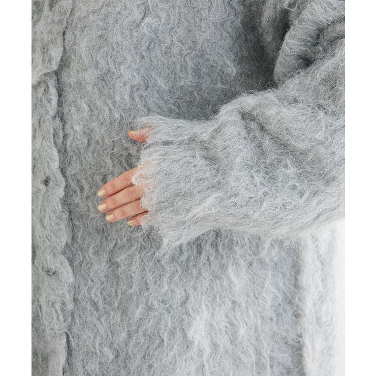 ・swing by 2wayロング起毛カーディガン | Green Parks  | 詳細画像9 