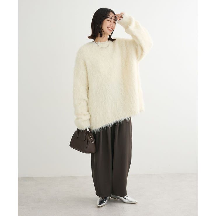 ・swing by 2wayロング起毛カーディガン | Green Parks  | 詳細画像19 