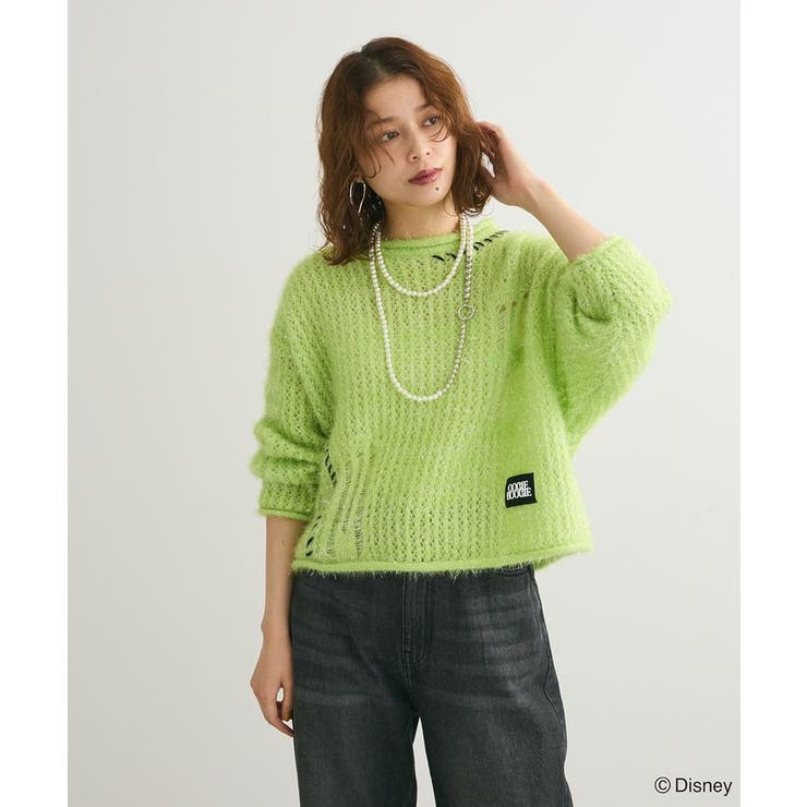 ナイトメア/ラメメッシュニットプルオーバー[品番：GRPW0046147