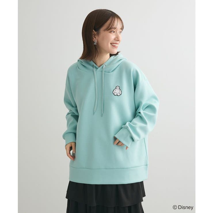 10th】ベイマックス/ワンポイントワッペンパーカー[品番 10th】ベイマックス/ワンポイントワッペンパーカー[品番