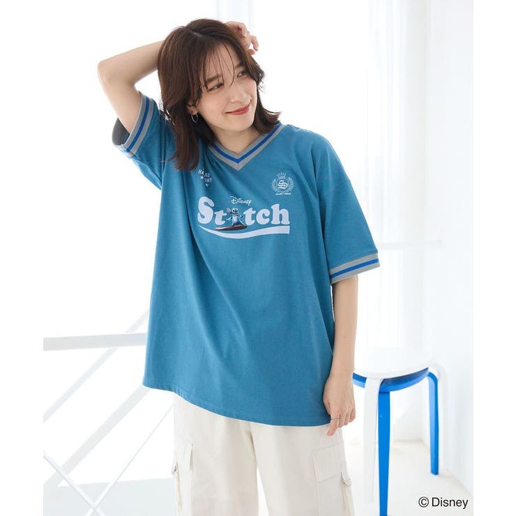 ダークブルー | スティッチ/ゲームTシャツ | Green Parks 