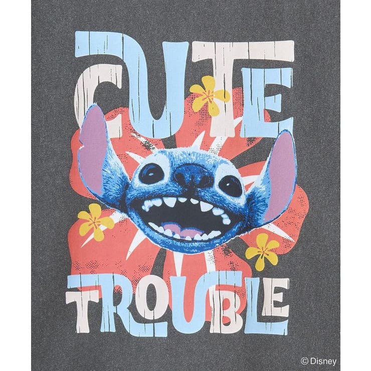 スティッチ/ヴィンテージ風ピグメントTシャツ | Green Parks  | 詳細画像19 