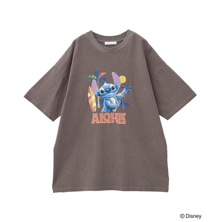 スティッチ/ヴィンテージ風ピグメントTシャツ | Green Parks  | 詳細画像23 