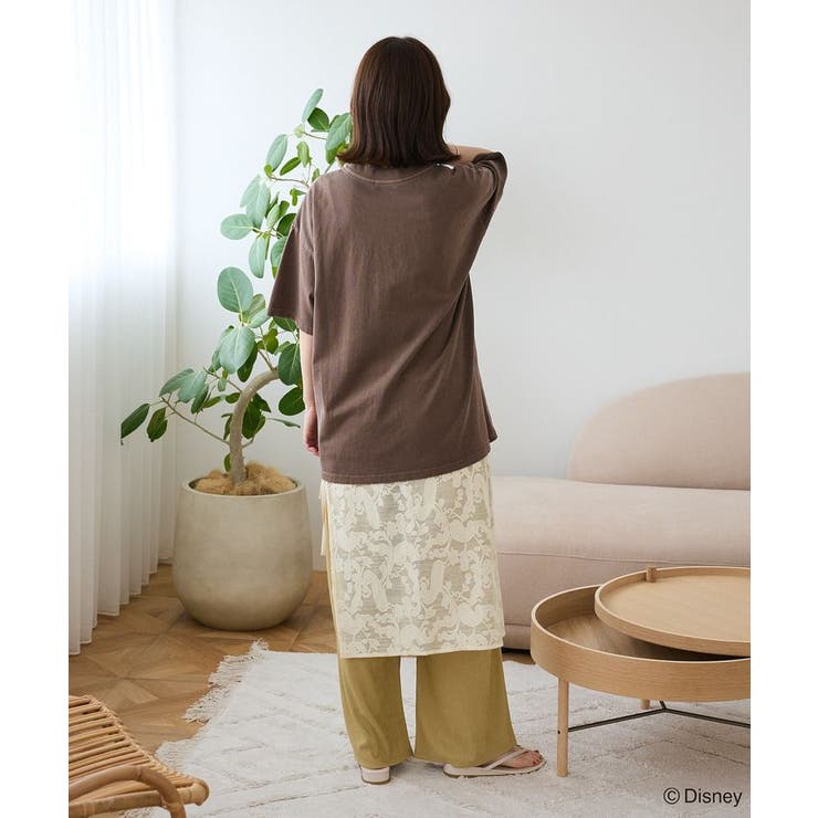 スティッチ/ヴィンテージ風ピグメントTシャツ | Green Parks  | 詳細画像5 