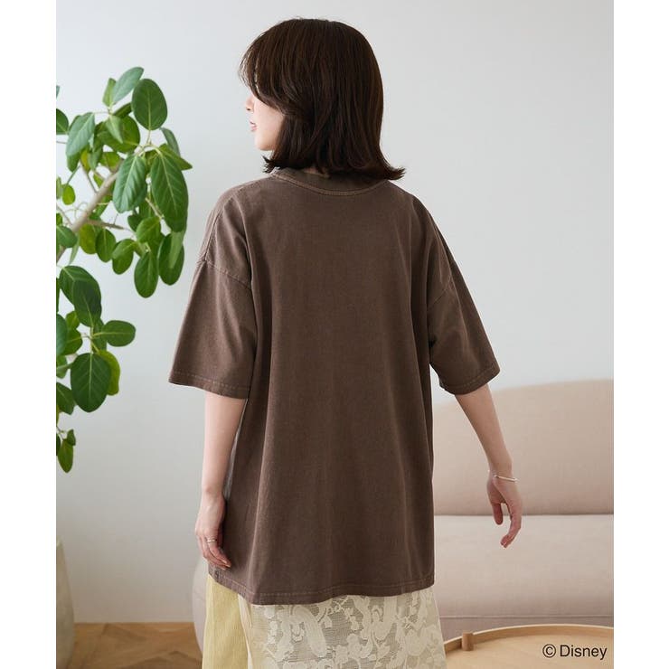 スティッチ/ヴィンテージ風ピグメントTシャツ | Green Parks  | 詳細画像8 