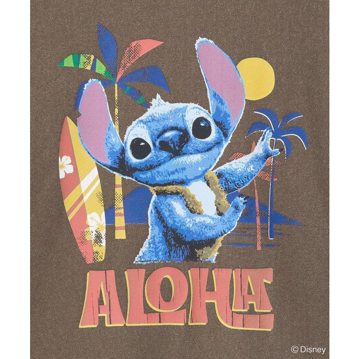 スティッチ/ヴィンテージ風ピグメントTシャツ | Green Parks  | 詳細画像15 