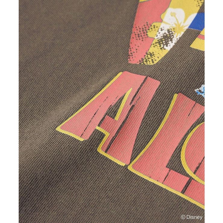 スティッチ/ヴィンテージ風ピグメントTシャツ | Green Parks  | 詳細画像16 