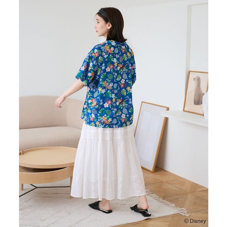 スティッチ/アロハシャツ[品番：GRPW0049120]｜Green Parks （グリーン