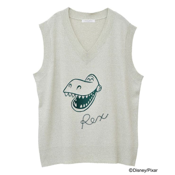 TOY STORY / 刺繍Vネックニットベスト | Green Parks  | 詳細画像10 