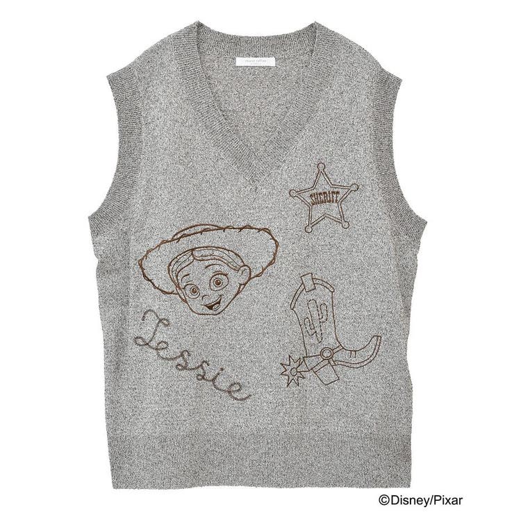 TOY STORY / 刺繍Vネックニットベスト | Green Parks  | 詳細画像20 