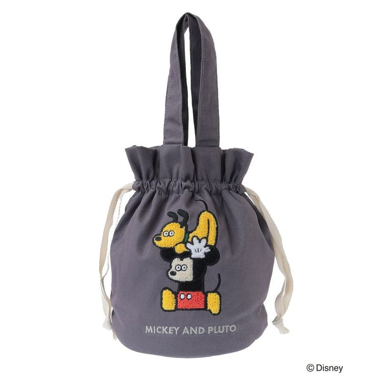 Mickey friend / サガラ巾着バッグ[品番：GRPW0049575]｜Green Parks