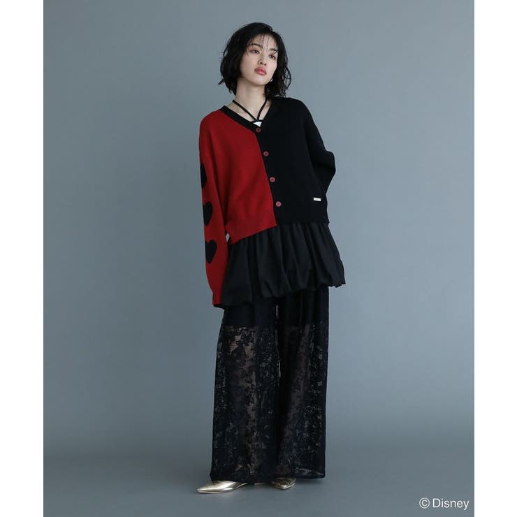 VILLAINS/アシンメトリーニットカーディガン | Green Parks  | 詳細画像2 