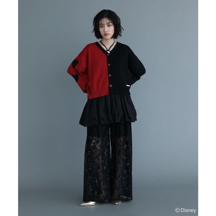 VILLAINS/アシンメトリーニットカーディガン | Green Parks  | 詳細画像3 