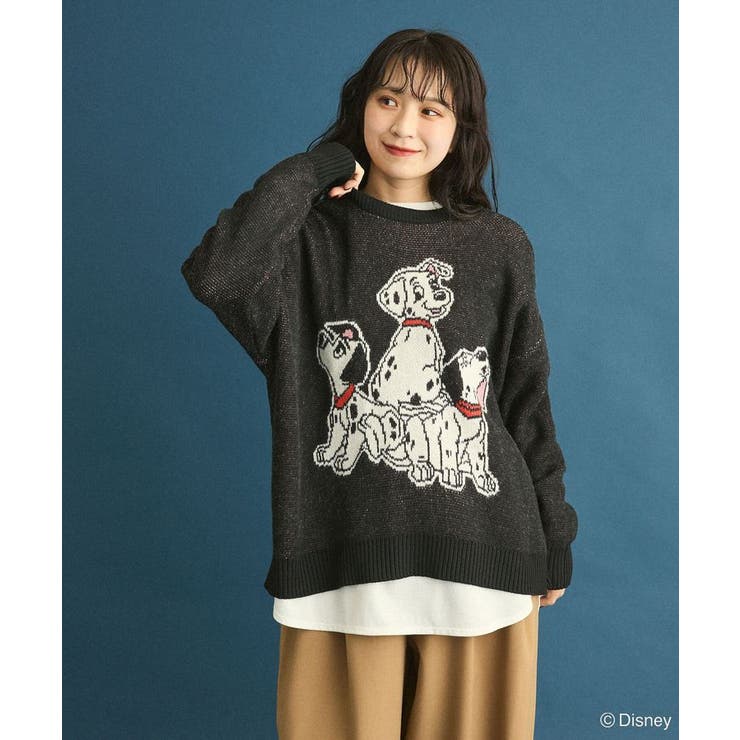 101匹わんちゃん/ジャガードニット[品番：GRPW0050638]｜Green Parks