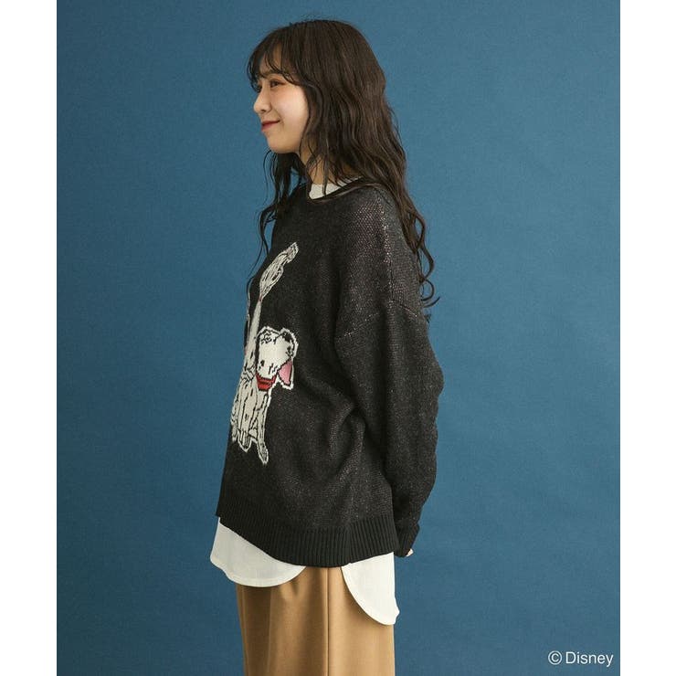 101匹わんちゃん/ジャガードニット[品番：GRPW0050638]｜Green Parks