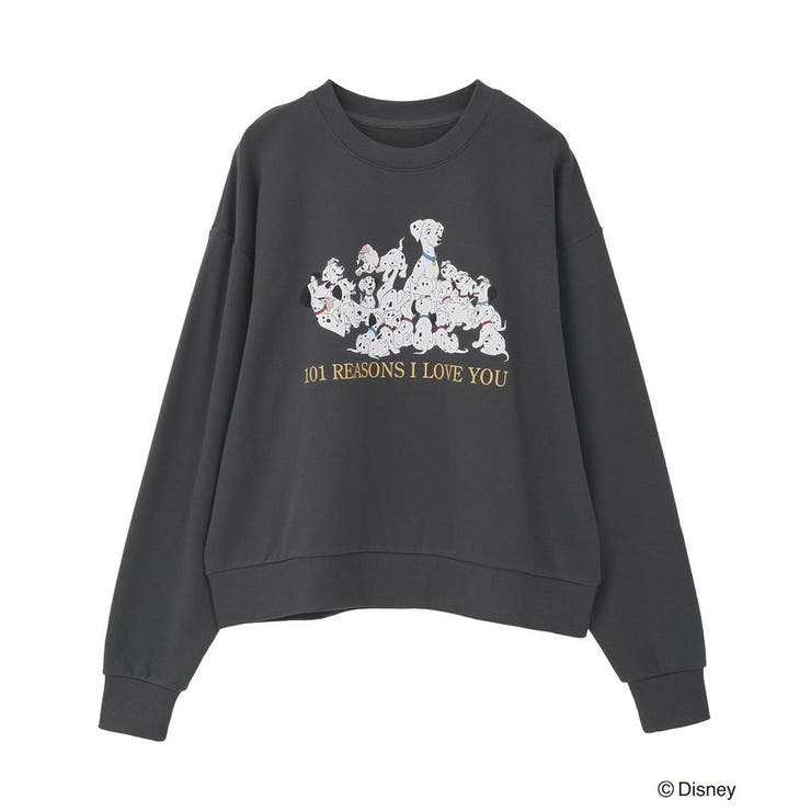 101匹わんちゃん/プリント裏毛スウェット[品番：GRPW0050642]｜Green