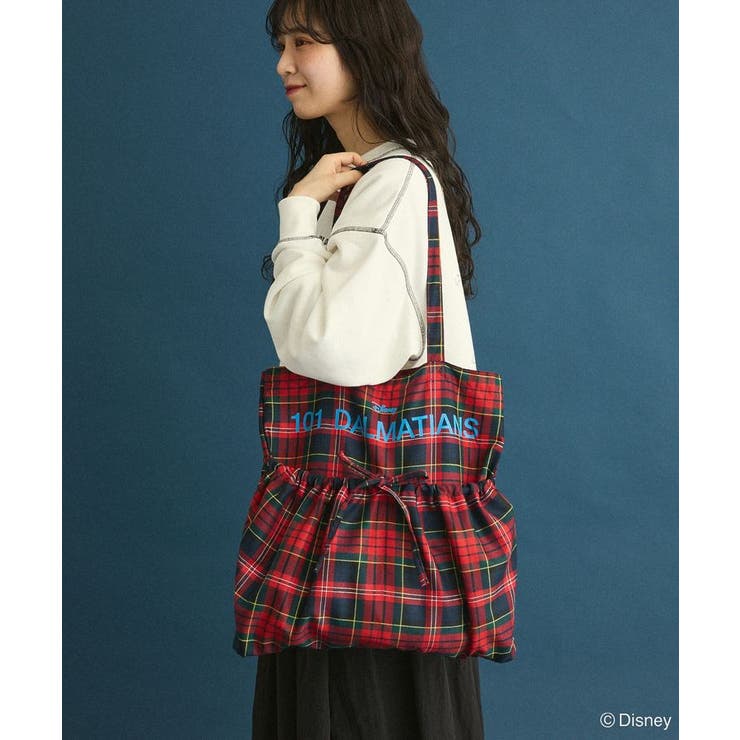 101匹わんちゃん/チェック柄トートバッグ | Green Parks  | 詳細画像4 