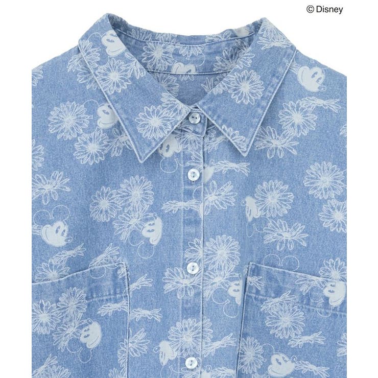 ミッキー&フレンズ/花柄デニムシャツ | Green Parks  | 詳細画像18 