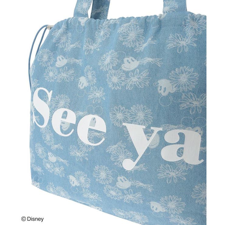 ミッキー&フレンズ/花柄デニムトートバッグ | Green Parks  | 詳細画像14 