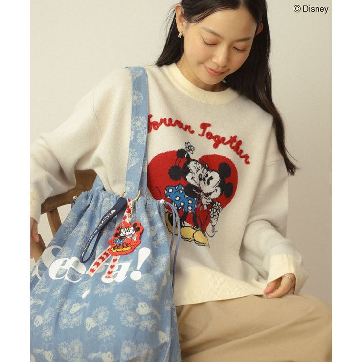 ミッキー&フレンズ/花柄デニムトートバッグ | Green Parks  | 詳細画像3 