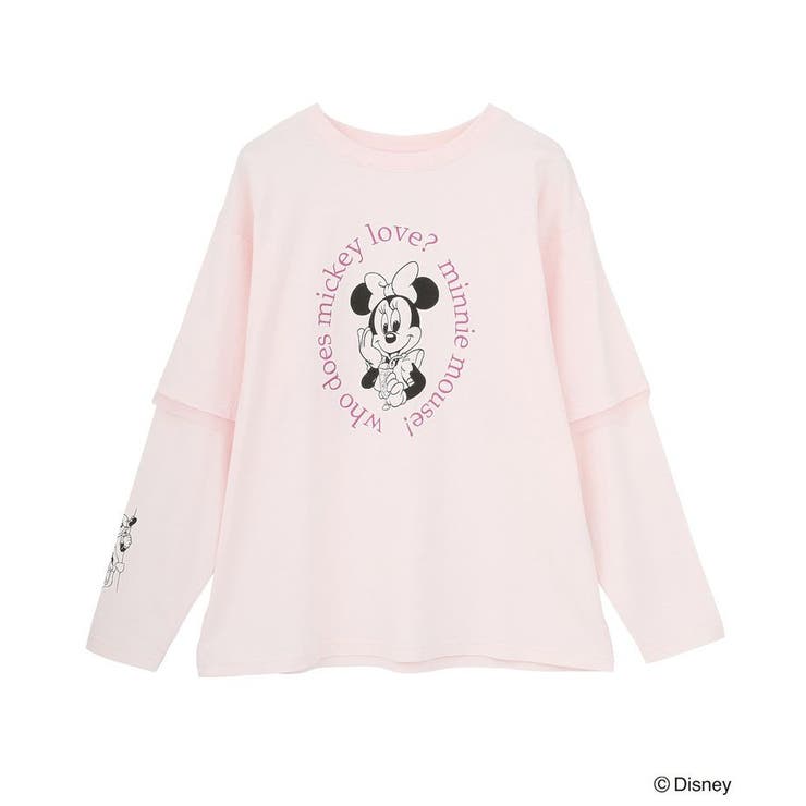 ミッキー&フレンズ/レイヤードプリントロングTシャツ | Green Parks  | 詳細画像37 