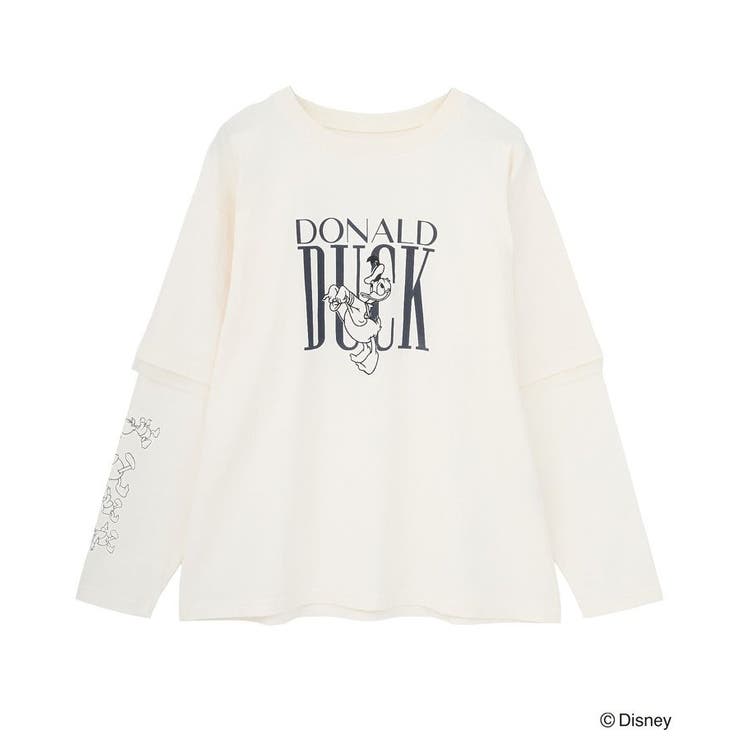 ミッキー&フレンズ/レイヤードプリントロングTシャツ | Green Parks  | 詳細画像46 